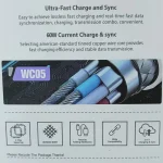 خرید کابل تایپ C به تایپ C مدل Winner WC05