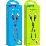 کابل شارژ پاوربانک تایپ سی کاکو مدل KCS351 با طول 25cm