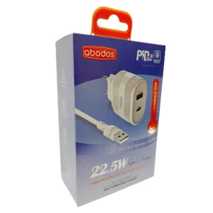 شارژر 22.5W سریع Abodos مدل AS-CS283 Kit