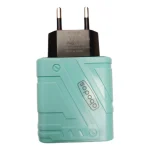 شارژر سریع aAS-CS293KIT با 3 پورت USB و کابل Type-C