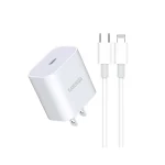 خرید شارژر دیواری 20 وات کاکوسیگا مدل KSC-819 PD + کابل لایتنینگ