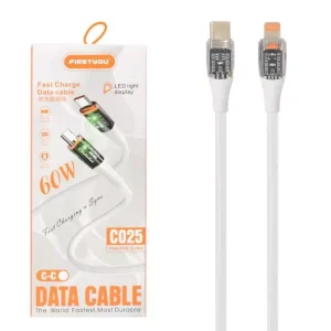 کابل شارژ تایپ سی به لایتنینگ Firsyou مدل C025