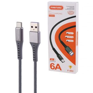 کابل شارژ USB به تایپ سی Firstyou مدل F002