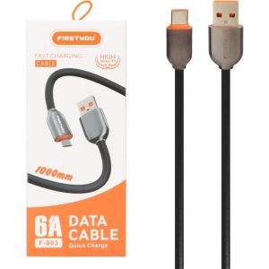 کابل شارژ USB به تایپ سی firstyou مدل F-003