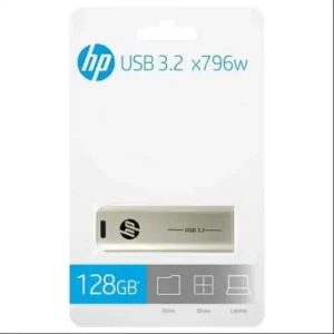 فلش مموری hp مدل X796w رابط USB 3.2 ظرفیت 128 گیگابایت