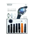 ساعت هوشمند پک ویسمی مدل Wisme WS-63 Max همراه 7 بند متنوع