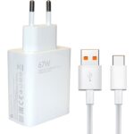 شارژر %100 اورجینال شیائومی 67W به همراه کابل تبدیل USB-C