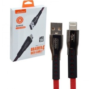 کابل تبدیل USB به آیفون آبودوس مدل AS-DS312i طول 1M