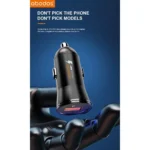 شارژر فندکی آبادوس مدل AS-GS18 به همراه کابل