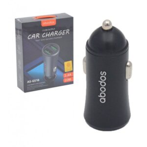 شارژر فندکی 2 پورت آبودوس مدل AS-GS16