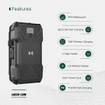 پاوربانک خورشیدی Solar 5 Panel ظرفیت 20000 میلیآمپر