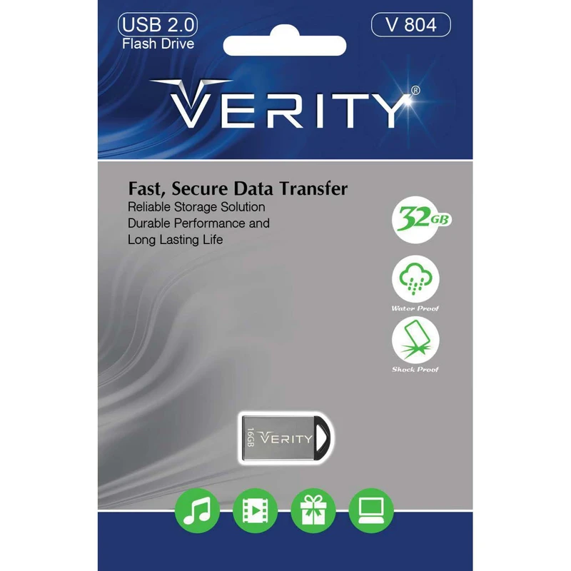 فلش مموری Verity مدل V804 با ظرفیت 32 گیگابایت