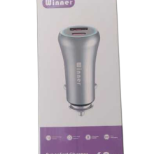 شارژر فندکی 60 واتی وینر دو پورت مدل WC-05